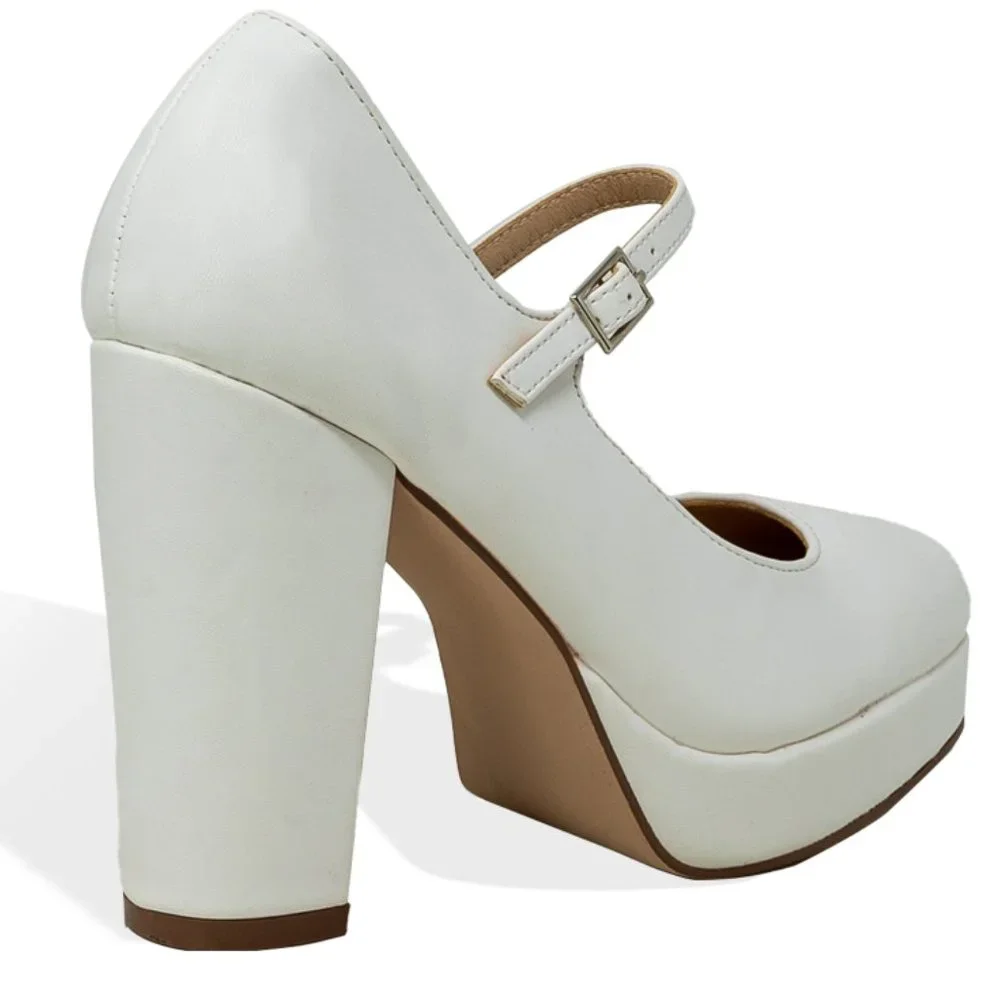 Women’s Vintage Chunky Platform Block Heel Mary Janes By Chase + Chloe